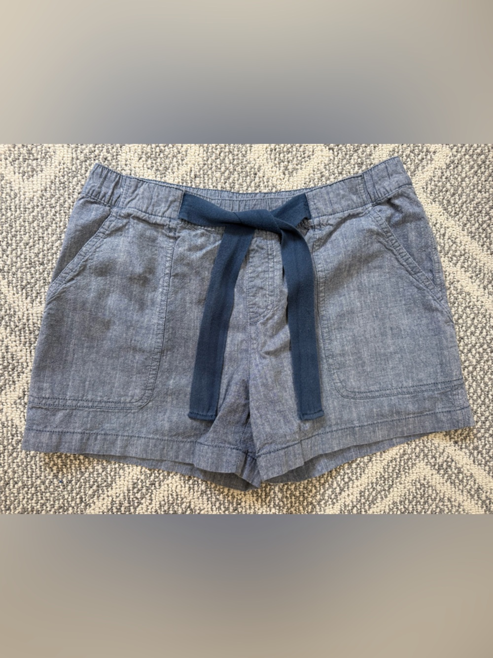 Joe Fresh Chambray Drawstring Shorts